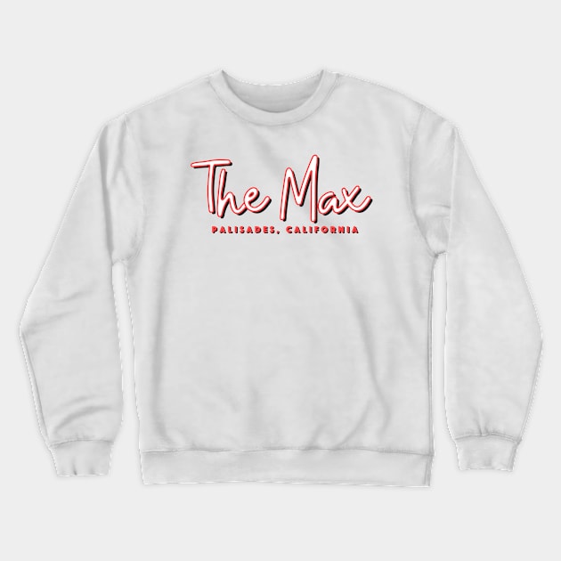 The Max Palisades California Red Crewneck Sweatshirt by IdenticalExposure